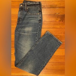 J. Crew jeans. Full length, classic straight, a little stretch.